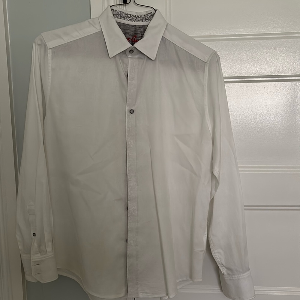 Robert Grahm Dress Shirt Classic Fit Large